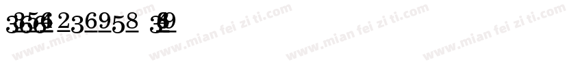 CENTNRY SCHLBK CYRIL字体转换